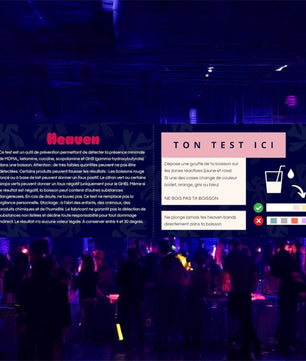 Heaven Bands - Test anti-drogue pour boisson